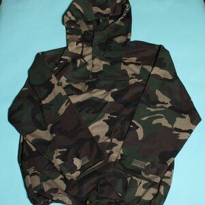 Military Fatigue Pullover Hooded Coat 2XL
